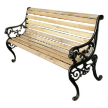 Cast Metal Waterproof Patio Bench Seat Outdoor Furniture Garden Benches